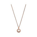 Chopard Happy Heart Cubic Zirconia Pink Gold Necklace